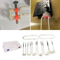 고주파가열기 열처리 열풍기 휴대용 미니 마그네틱 히터 DIY 코일 Ductor 키트 무불꽃 열 액세서리 8 개 신상품, set, CHINA, set