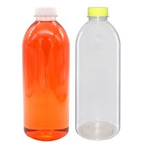 브릿지마개 우유페트병 1000ml, 밤색마개, 1개