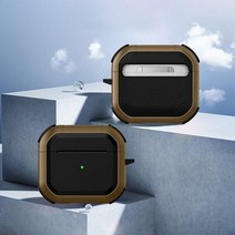 에어팟케이스 에어팟 프로 2 케이스 T PC 보호 커버 애플 에어팟 3 2 1 케이스 액세서리 무선 이어폰 키 체인, Brown_For Airpods Pro