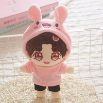 핑꾸 제작소 20CM 인형옷 래빗 후드 세트 아이돌인형 옷장
