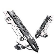 슈퍼 쏘코 SOCO TC 프론트 쇼크 업소버 보호 가드 커버 장식, 실버 페어, 1개