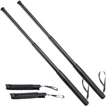 제이데이 강철 호신용 삼단봉 호신용품, 2개