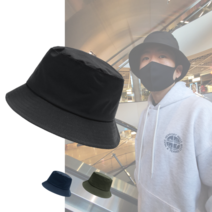 남성 벙거지모자 여성 버킷햇 방수 경량 모자
