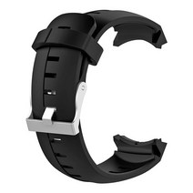 순토 다이빙컴퓨터시계 시계 밴드 외부 장식 부품 실리콘 교체 시계 스트랩 밴드 suunto ambit3 verticalspartan sport, 검은색, 검은색