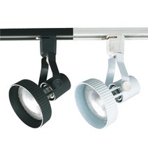 레일 조명 등 LED 등기구 인테리어 PAR30 파30 스포트 (전구 미포함), 블랙