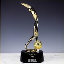 골프트로피 홀인원패 이글패 싱글패 트로피 상패 감사패 골프트로피제작, 트로피5금색본인공