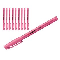 플래쉬 10개입 형광펜, 핑크