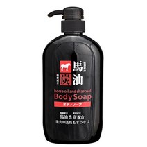 겨울 건조한피부 마유 숯 바디워시 클렌저 샤워젤 솝 비누 목욕 약산성, 구마유지 마유 숯 바디워시 600ml (검정), 구마유지 마유 숯 바디워시 600ml (검정)