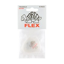Dunlop - TORTEX® FLEX™ Triangle Guitar Pick - 0.50mm / 6개 PACK (456P) , *