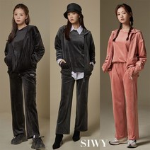 [SIWY] 올데이즈 벨로아 셋업 3종세트 여성트레이닝복 여자트레이닝복