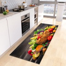 러그 매트 원형 욕실 극세사 발 주방 3D, SGA22505-23_40cmx60cm