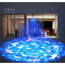 고보조명 축제 프로젝터 고보 빔광고, 40와트/방수 불가/리모컨 없음