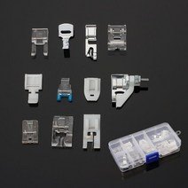 열프레스기 11/15pcs 재봉틀 노루발 키트 세트 형제 가수 Janom 발 도구 바느질 액세서리, 18 11pcs-C box