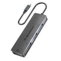 Eleinco USB C 허브 4포트 3.1 Gen 2 포트 3개의 A 10Gbps 데이터 전송 속도 [충전 미지원] 맥북 맥 프로 미니 아이맥 PC 등