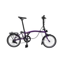 bmx 자전거 묘기 입문용 20인치 143523 Litepro-16 인치 6 단 스틸 프레임 M 핸들 바 내부 3 외부 2 성인 스포츠 접이식, S purple