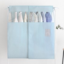 유니크 행거 커버 (+하우스플랜+ 부직포.투명창/옷장 드레스룸 옷걸이/먼지방지.의류보호), 베이지