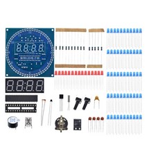 아두이노 키트 코딩 입문 교육 보드 점퍼선 DS1302 회전 LED 디스플레이 알람 전자 시계 모듈 DIY 키트 ar, 01 DS1302