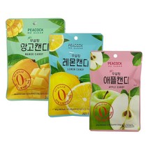 피코크 무설탕 캔디 (망고+애플+레몬) 2개