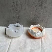 초틀 비누몰드 몰드 콘크리트용 베이스 장식품 실리콘 소형 및 대형 캔들 홀더 석고 드립, 13