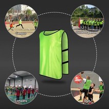 축구 농구 단체 경기 팀 구분 조끼 -레드