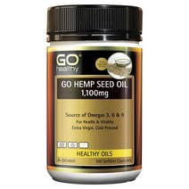 [호주직송] GO Healthy Hemp Seed Oil 1100mg 100 Softgel Capsules