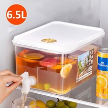 LEY 대용량 냉장고 냉수 포트, 6.5L