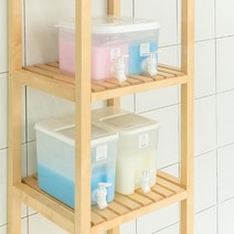 세탁실 일상곳곳 만능 디스펜서 섬유유연제통, 두칸, 1개