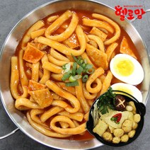 *맘카페 입소문난 헬로맘 떡볶이 3세트 + 한입어묵탕 200g 1봉, 색상:누들떡볶이(보통매운맛3세트)+한입어묵탕1봉