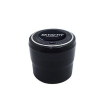 자동차 재떨이 cenicero abs 푸시 버튼 스위치 Mazda skyactive 2 3 5 6 8 cx3 cx4 cx5 cx7 cx8 cx9 cx30 mx5 rx8 액서리 ES, Black