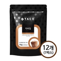 타코 자바칩 파우더 1kg (12개박스), 1개, 12개