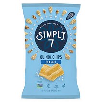 Simply 7 Gluten Free Quinoa Chips Sea Salt 3.5 Ounce (Pack of １2) SHOMROAW2747, 1