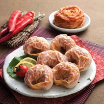 전문점용 아하 김치 or 고기만두 / 손만두 감자찐만두 왕만두 메밀전병 중, 김치왕만두 1.4kg*1봉