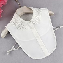 펀칭 패턴 레이어드 넥케이프 페이크 카라 이너셔츠 이너카라 목만있는 넥카라 차이나카라 레이스카라