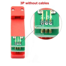 3Pin 2.54mm 단일 행 PCB 클립 클램프 고정 장치 프로브 Pogo Pin 다운로드 프로그램 Burn with Cable, [02] 3P without cable