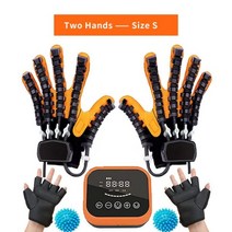 손 기능 재활 훈련 장갑 뇌졸중 편마비 로봇 손가락 운동기, Two hands size S