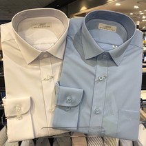 맨하탄셔츠 NC서면점 긴팔 모달 마이크로화이버 일반핏셔츠(화이트-25A1041/블루-25A1051)