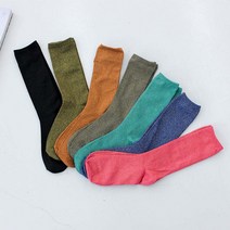 펄 글리터 반짝이 장목 양말