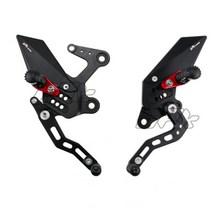 BPK 가와사키 Z400 닌자400 백스텝 리어셋 발판 레드 튜닝 용품 오토바이