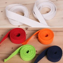 [펠트친구] 면웨빙끈 or 면칼라웨빙끈(가방끈), 면칼라웨빙끈(20mm)주황 1마