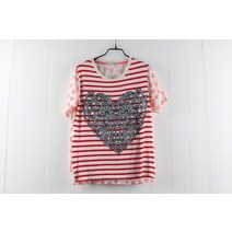 (LE SHOP)르샵 하트패턴 티셔츠(85)