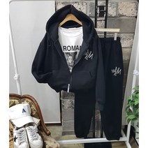 상상그이상 여성용 국내제작 마리아 후드세트 기모안감 가볍고 따뜻한 부드러운 촉감좋은 소재 자수 레터링 줄어듦 없는 트레이닝 세트 밴딩 조거팬츠 겨울 운동복 키작녀코디