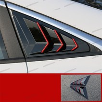 카본시트지 탄소 섬유 자동차 뒷유리 삼각형 셔터 패널 루버 mg gt 5 2020 액세서리 스타일링