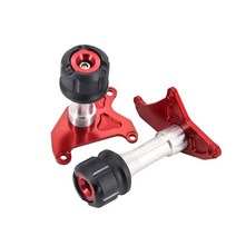 오토바이 액세서리 엔진 커버 충돌 패드 프레임 슬라이더 보호대 Honda Grom MSX125 2016, 03 빨간