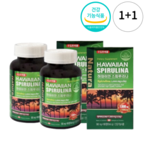 식약처 인증 하와이안 스피루리나 580mg x 180정 식약청 인정 캐나다 산 100% 1+1 2+2 3+3 4+4 건강기능식품 고농축 고함량 고밀도, 7개