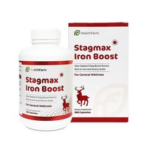 헬스팜 스태그맥스 철분 철분제 부스트 숫사슴 녹혈 360캡슐 -사은품(뉴질랜드) HealthFarm Stagmax Iron Boost