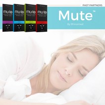 Rhinomed Mute Breathe More Snore Less/Anti-Snoring Aid Solution | Improves Airflow/코골이 방지 솔루션, Small