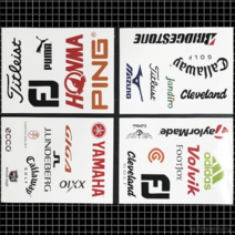 골프브랜드 UV 방수코팅 스티커 여행스티커 골프DIY, 옵션: 2번