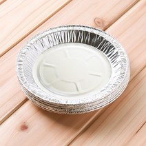 10P 18cm 야외 캠핑 일회용 은박 접시 도시락 배달전문 가정용 피크닉