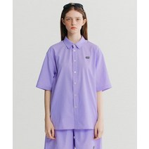 오아이오아이 패치 시어서커 셔츠_라이트 퍼플, M