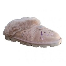 UGG 코케트 GOLD BURST BEACHWWOOD 스웨이드 SHEEPSKIN 슬리퍼 SIZE 8 9